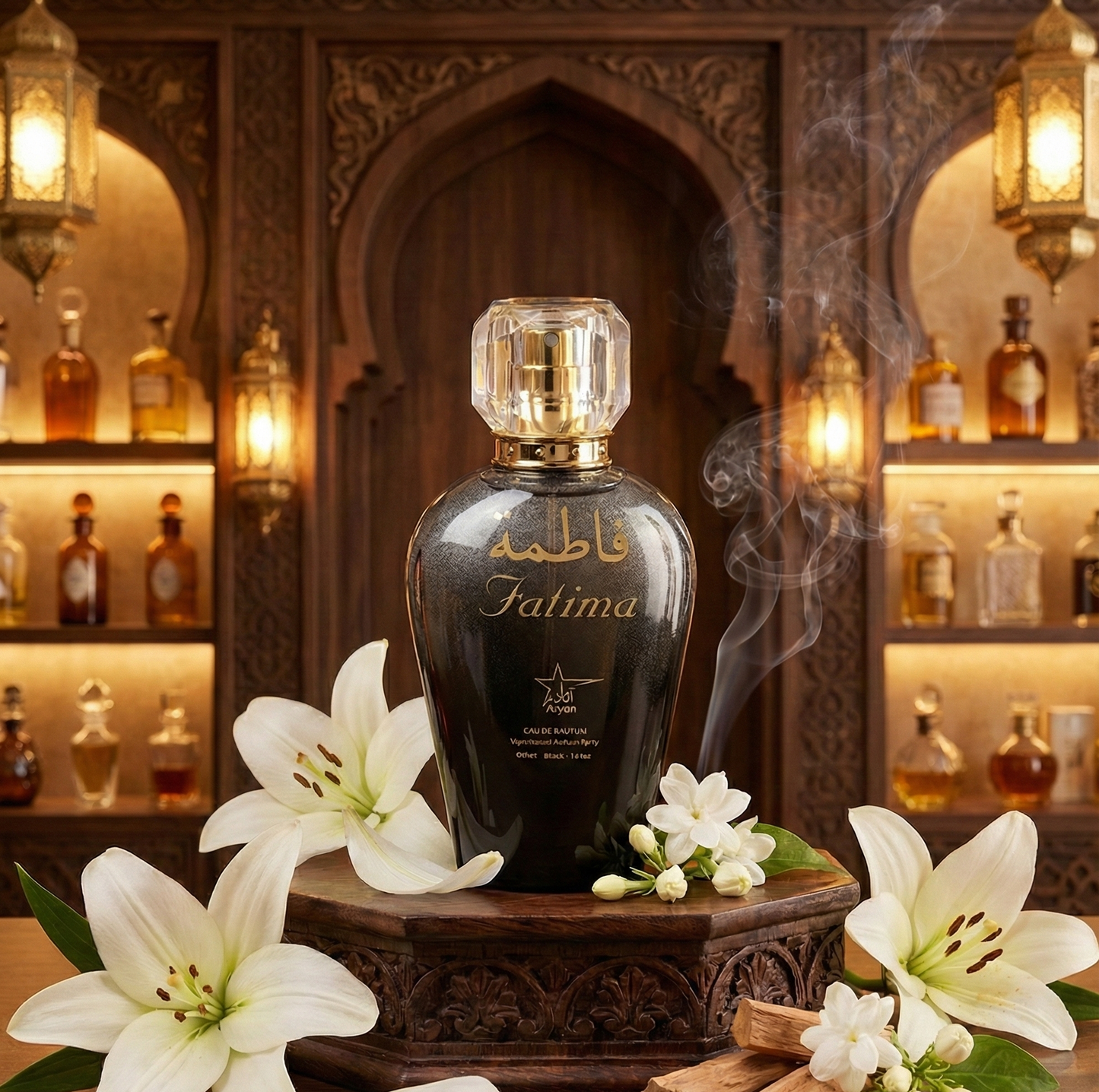 Set 3 Parfumuri Arabesti (2x Barbat + 1x Dama) 100ML - Ghala Zayed + Crystal Black + Fatima Black