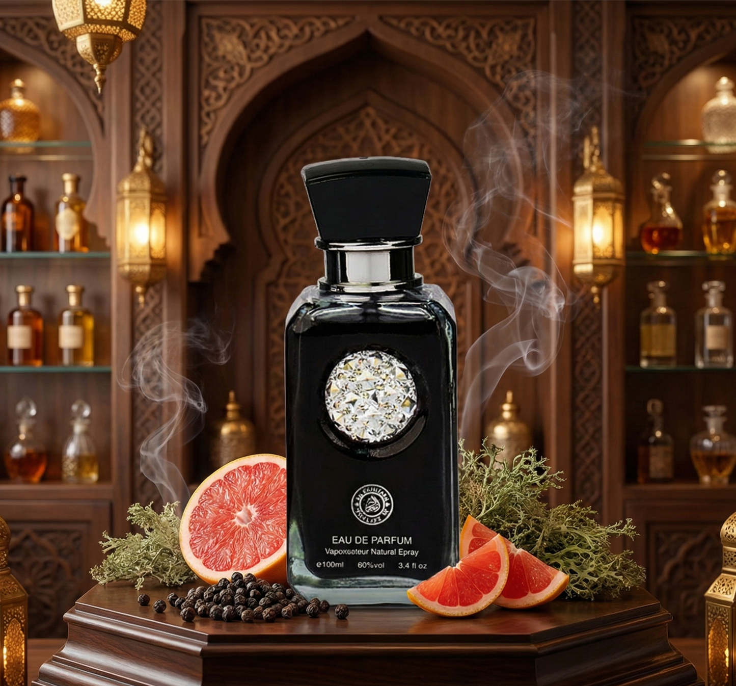 Set 3 Parfumuri Arabesti De Barbati 100ML - Ghala Zayed + Sheikh Zayed Gold + Crystal Black