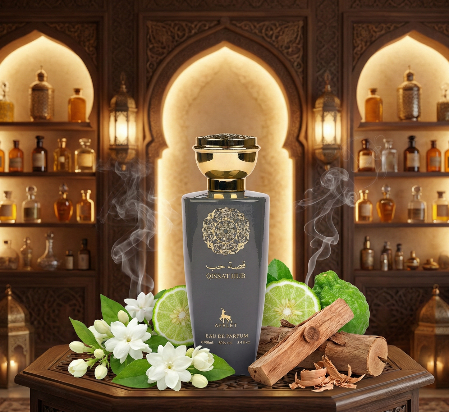 Parfum Arabesc Qissat Hub Grey 100ML