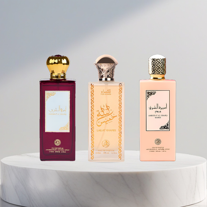 Set 3 Parfumuri Arabesti De Femei - Ameerat Al Sharq + Lailat Al Khamise + Ameerat Al Sharq