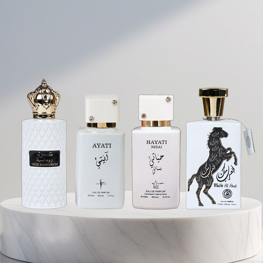 Set 4 Parfumuri Arabesti De Barbati 100ML - Oud Romancia + Ayati + Hayati Nisai + Malik Al Arab