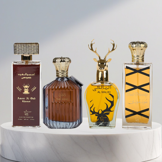 Set 4 Parfumuri Arabesti De Barbati 100ML - Ameer Al Oud Khususi + The King + Maliki + Oud Moody