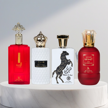 Set 4 Parfumuri Arabesti De Barbati 100ML - Al Khaleej + Oud Romancia + Malik Al Arab + Ser Al Fakhama