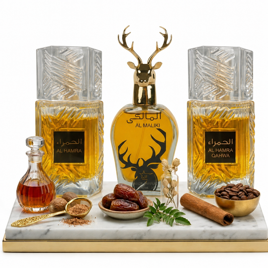 Set 3 Parfumuri Orientale Barbati 100ML - Al Hamra Special + Al Malikii + Al Hamra Qahwa