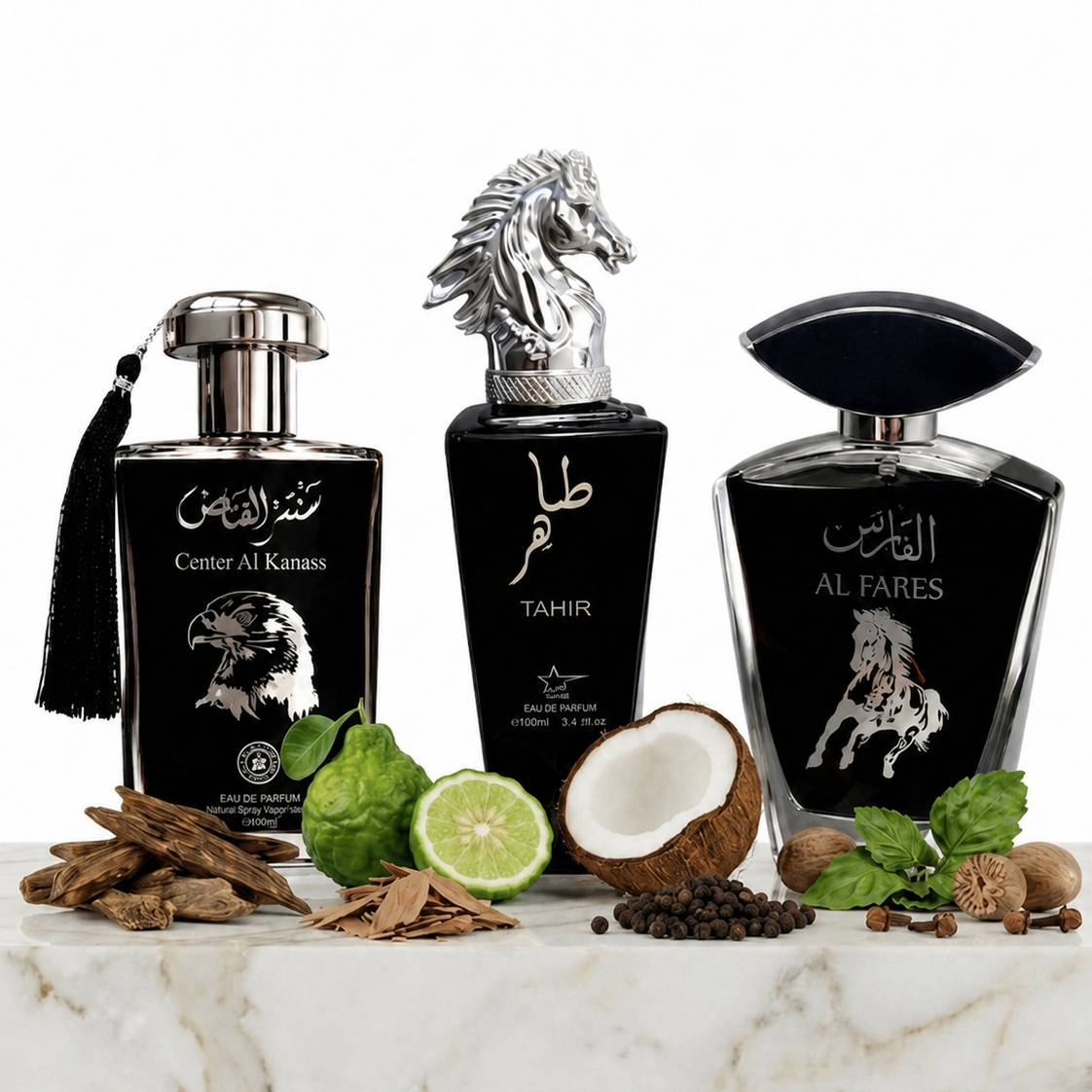 Set 3 Parfumuri Orientale Barbat 100ML - Center Al Kanass + Tahir + Al Fares