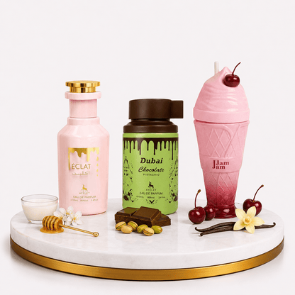 Set 3 Parfumuri Orientale de Dama 100ML  - Eclat + Dubai Choco + Jam Jam
