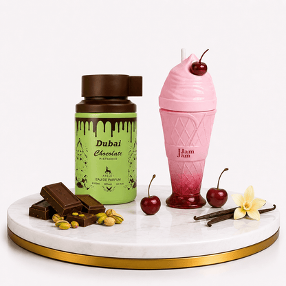 Set 2 Parfumuri Orientale De Dama 100ML - Dubai Choco + Jam Jam