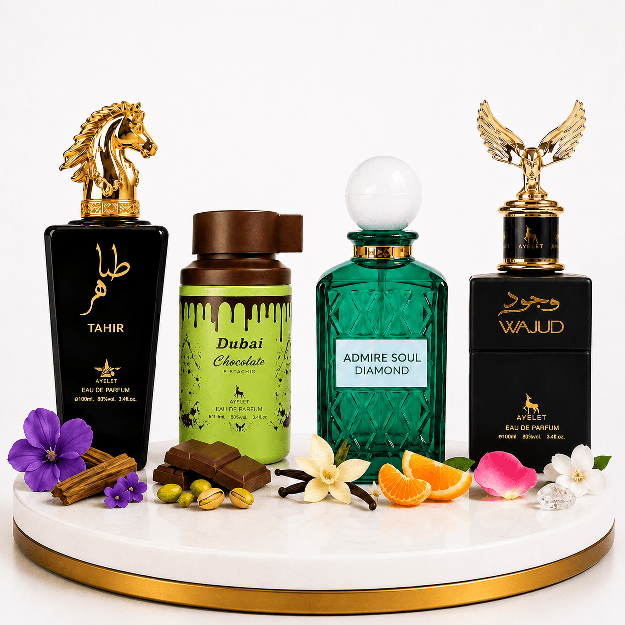 Set 4 Parfumuri Orientale Barbat 100ML - Tahir + Dubai Choco + Admire Soul + Wajud