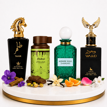 Set 4 Parfumuri Orientale Barbat 100ML - Tahir + Dubai Choco + Admire Soul + Wajud
