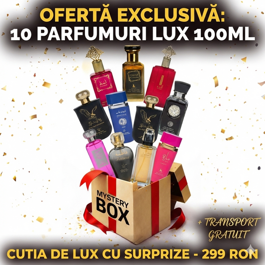 Mistery Box 10 Parfumuri Arabesti 100ML - 5 Barbat + 5 Dama