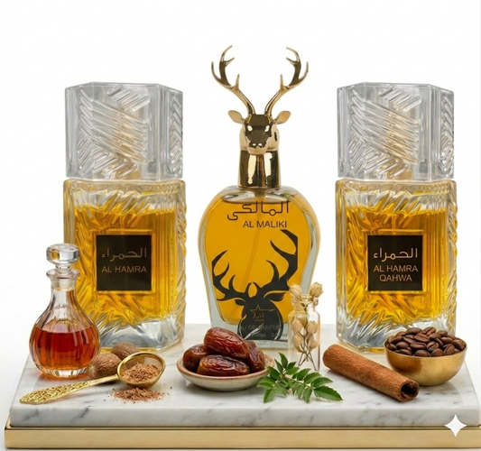 Set 3 Parfumuri Orientale Barbati 100ML - Al Hamra Special + Al Malikii + Al Hamra Qahwa