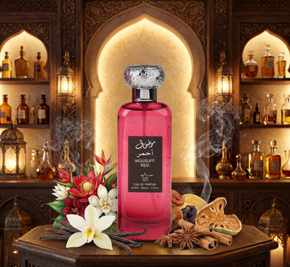 Set 4 Parfumuri Arabesti De Femei 100ML - Mousuff Red + Lamast + Amerat Al Sultan + Mousuff Pink