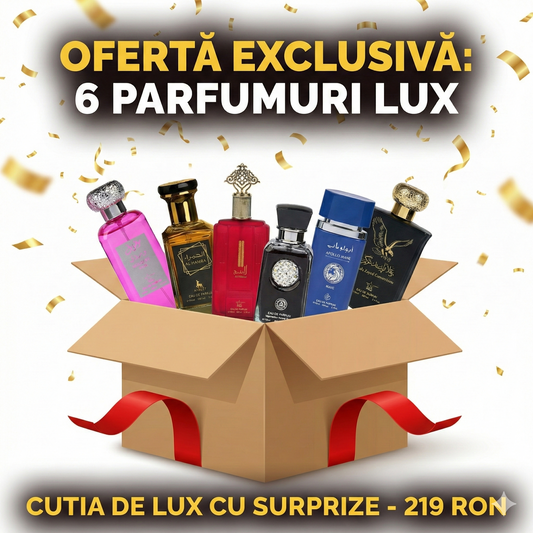 Mistery Box 6 Parfumuri Arabesti 100ML - 3 Barbat + 3 Dama