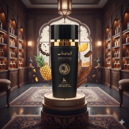 Set 2 Parfumuri Arabesti De Barbati 100ML - Apollo Mane Brown + Apollo Mane Black