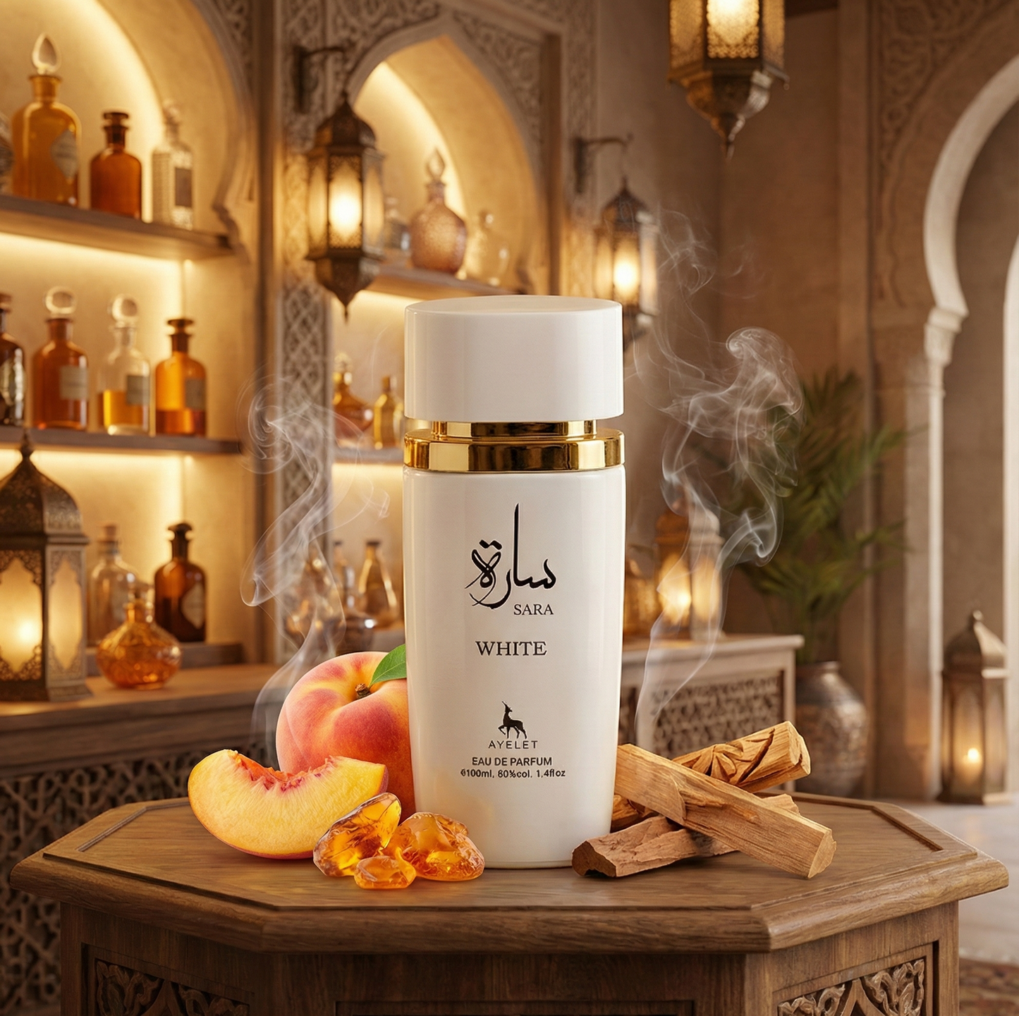 Set 4 Parfumuri Arabesti (2x Barbat + 2x Dama) 100ML - Attar Gissah Blue + Oud Romancia + Sara Candy + Sara White