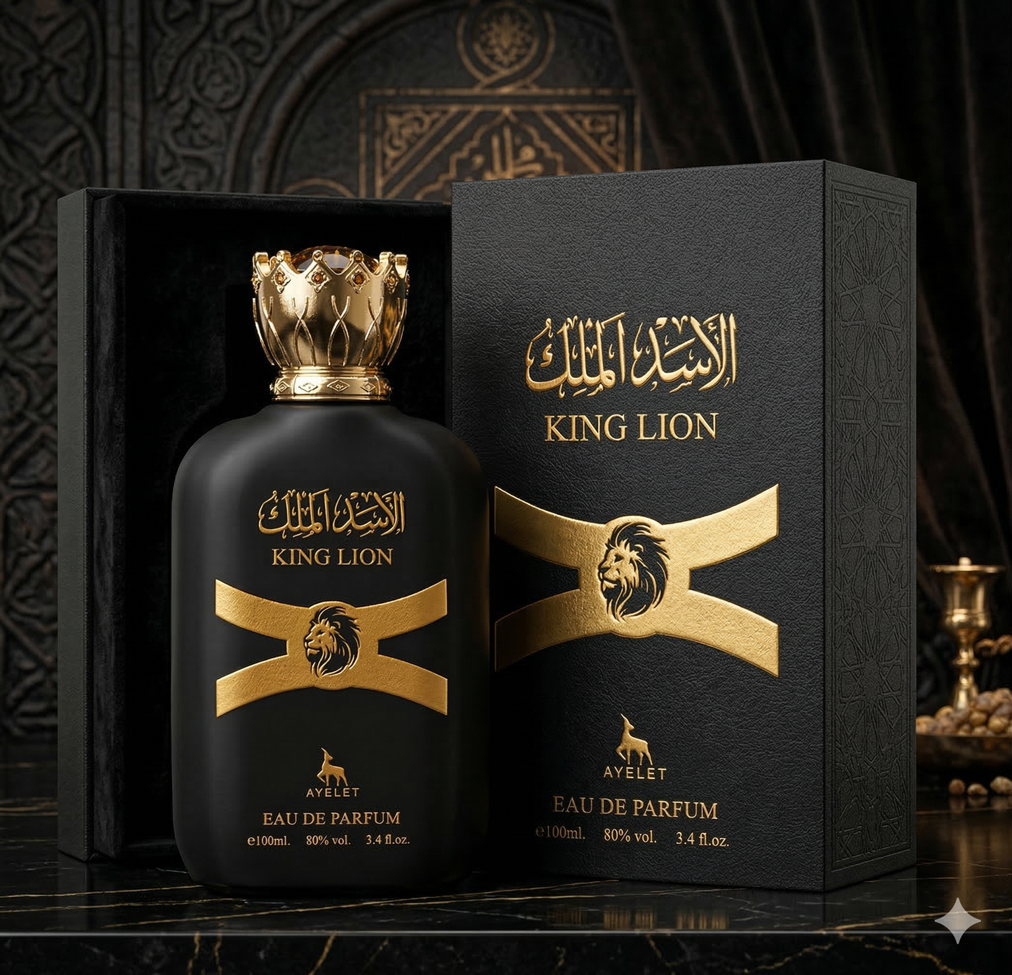 Set 5 Parfumuri Orientale Barbat 100ML - Tahir + King Lion + Qannas Silver + Ayati + Apollo Mane