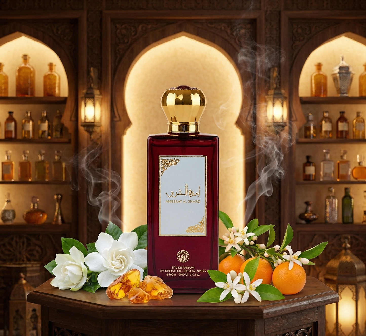 Set 4 Parfumuri Arabesti De Femei 100ML - Ameerat Al Sharq + Mousuff Red + Mousuff Pink + Sara Candy