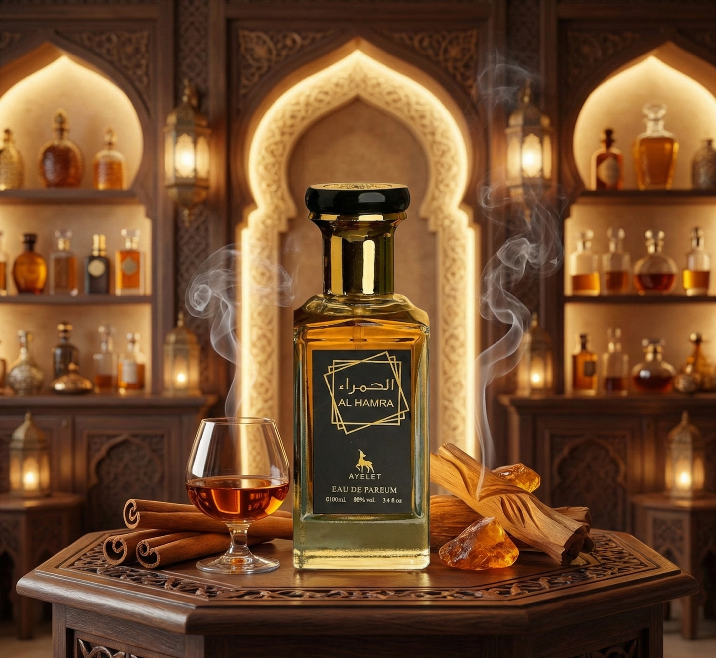Set 4 Parfumuri Arabesti (2x Barbat + 2x Dama) 100ML - Al Hamra + Raghba Gold + Malik Al Arab + Sara White