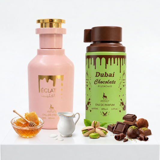 Set 2 Parfumuri Orientale Dama 100ML - Eclat + Dubai Chocolate
