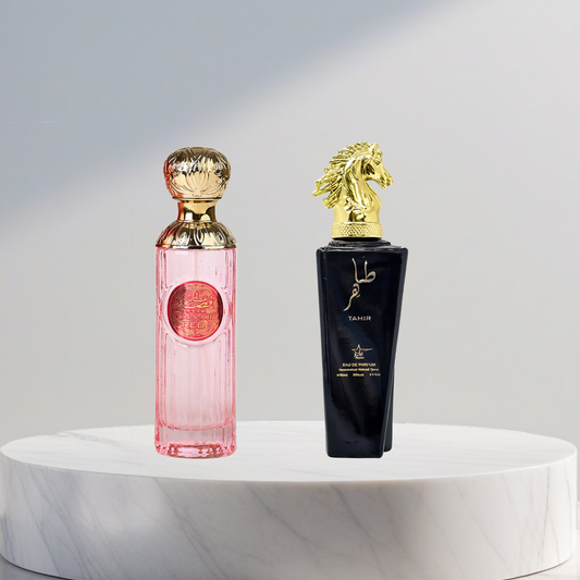 Set 2 Parfumuri Arabesti (Barbat + Dama) - Attar Gissah Red + Tahir