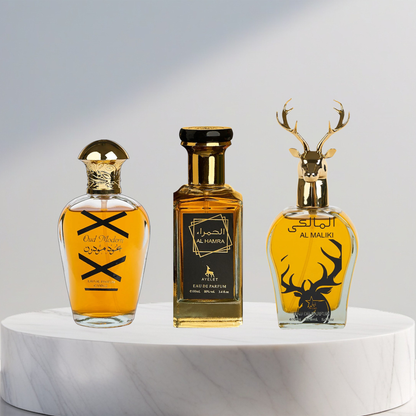 Set 3 Parfumuri Arabesti De Barbati - Oud Modern + Al Hamra + Maliki