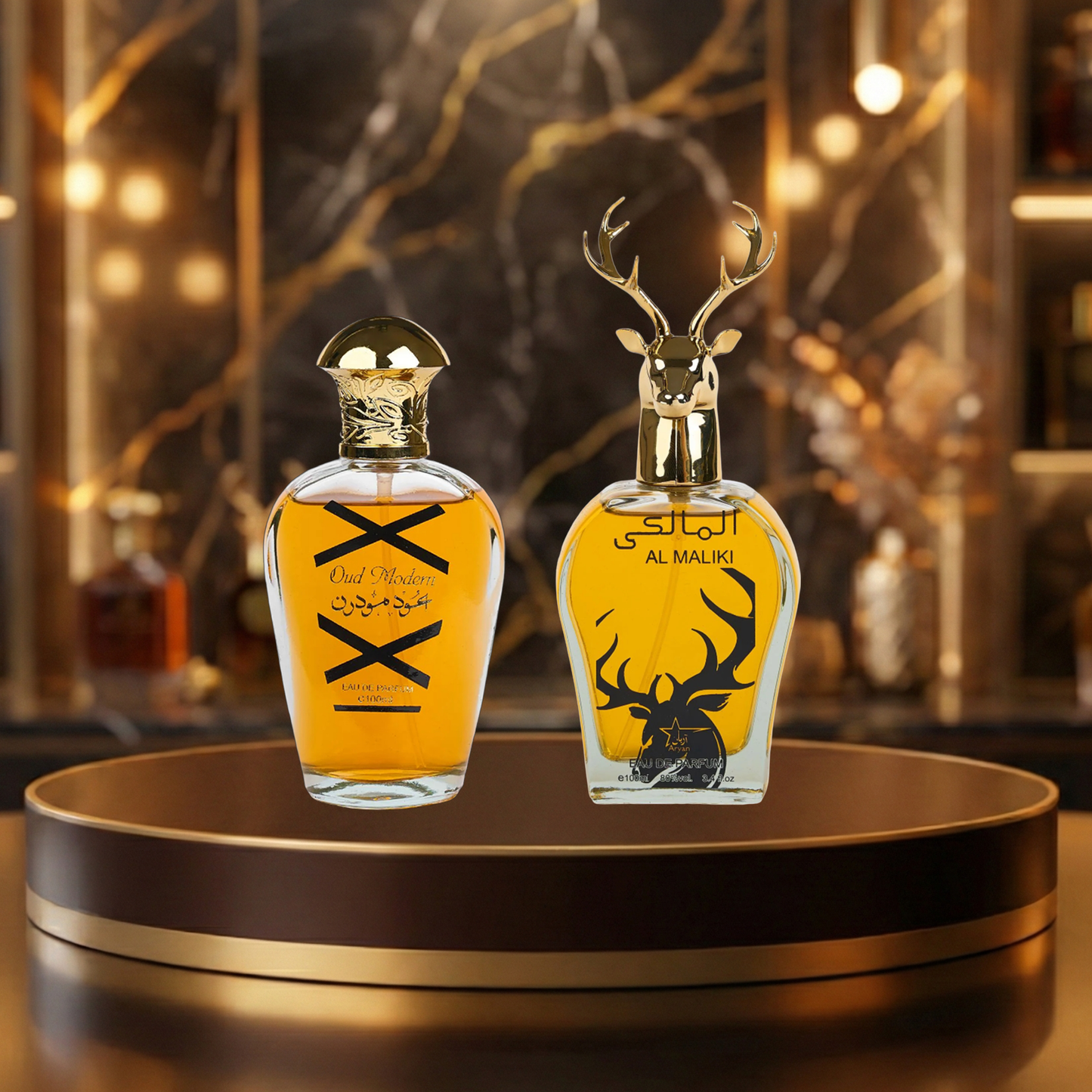 Set 2 Parfumuri Arabesti De Barbati 100ML - Oud Modern + Maliki