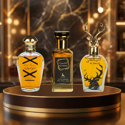Set 3 Parfumuri Arabesti De Barbati 100ML - Oud Modern + Al Hamra + Maliki