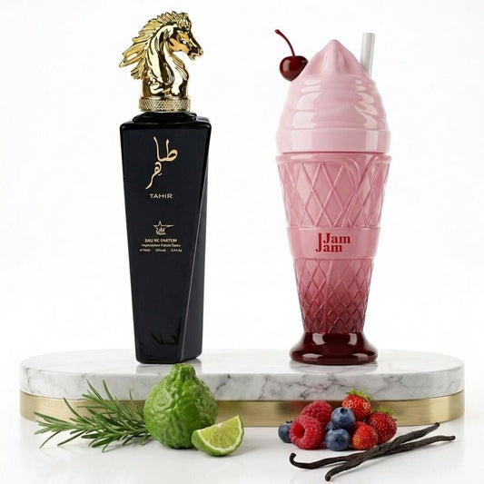 Set 2 Parfumuri Orientale 100ML (1x Dama + 1x Barbati) - Tahir + JamJam