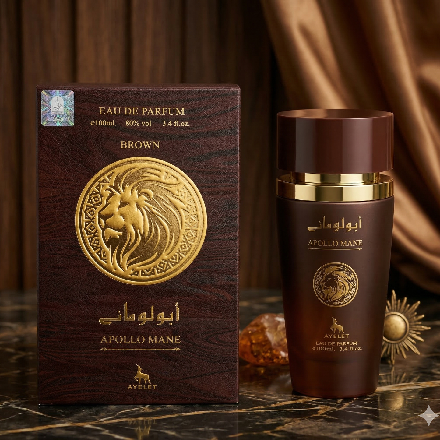 Set 5 Parfumuri Orientale 100ML (3 Dama + 2 Barbati) - Sara Candy + Apollo Mane Brown + Sara Pink + Apollo Mane Black + Sara Two