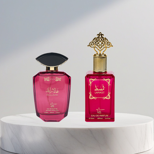 Set 2 Parfumuri Arabesti De Femei - Ghala Zayed Pink + Lamast