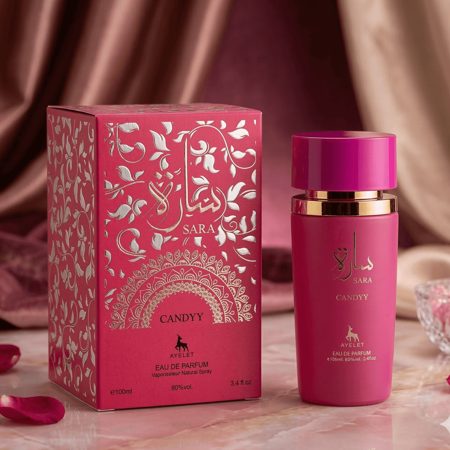 Set 3 Parfumuri Orientale de Dama 100ML  - Sara Candy + Dubai Choco + Sara Pink