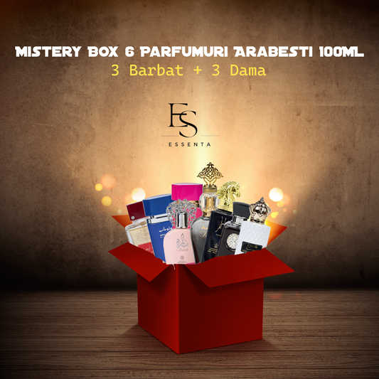 Mistery Box 6 Parfumuri Arabesti 100ML - 3 Barbat + 3 Dama
